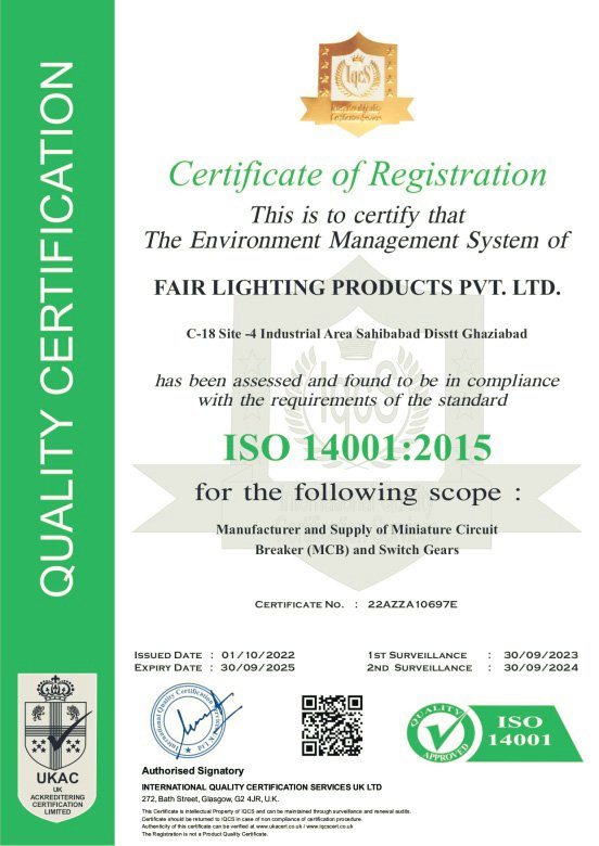 Quality Certification ISO-14001