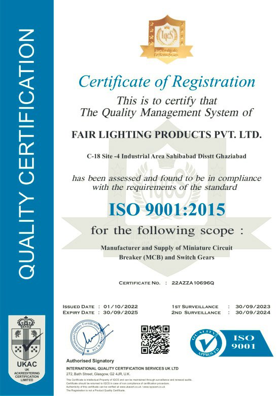 Quality Certification ISO-9001